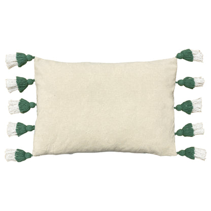 RAINBOW TUFT 30X50 CUSHION CASE SAGE