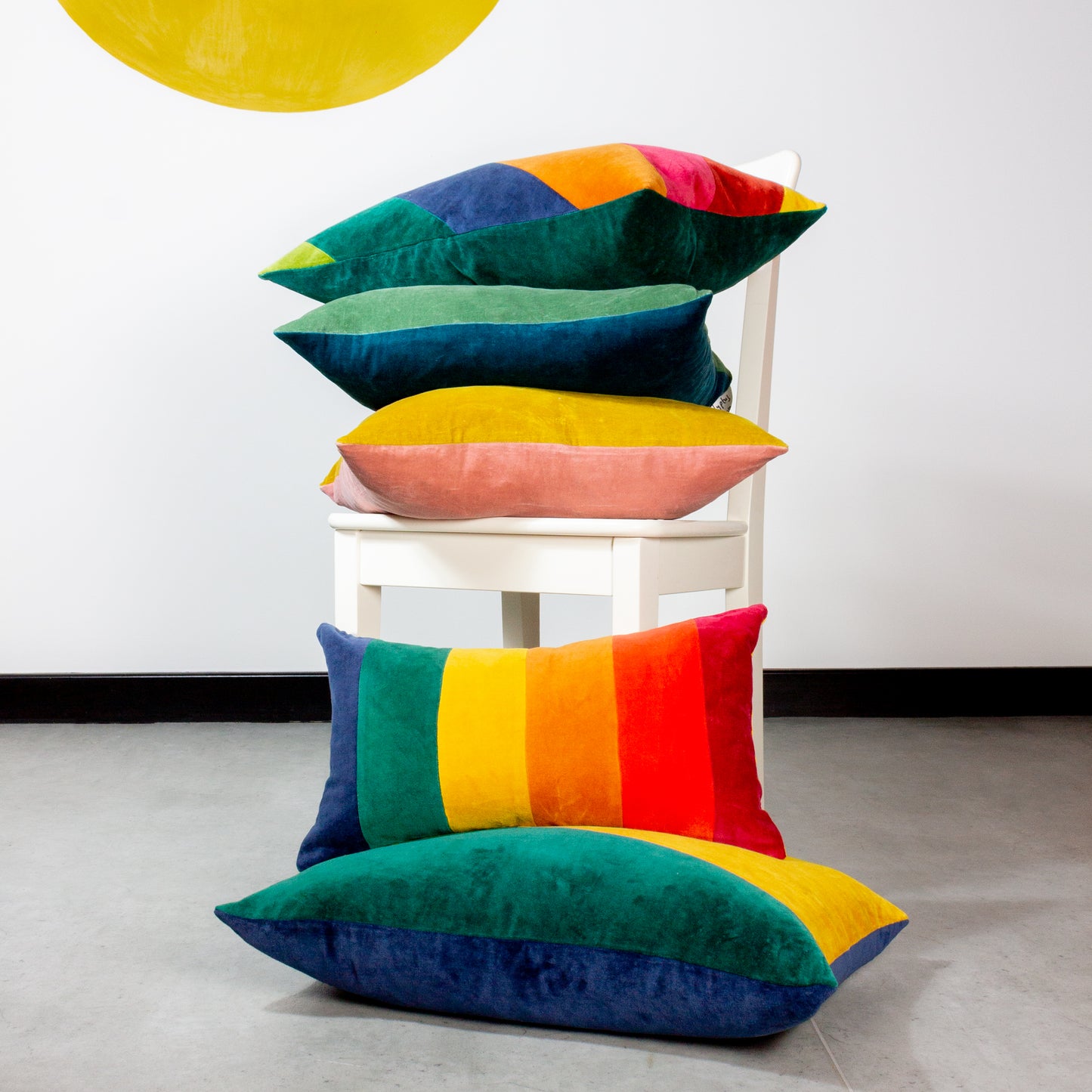 RAINBOW 30X50 CUSHION CASE MULTI JEWEL