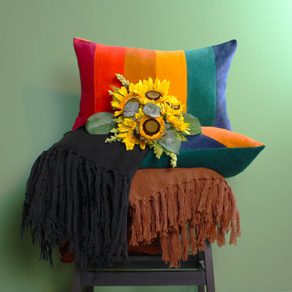 RAINBOW 30X50 CUSHION CASE MULTI JEWEL