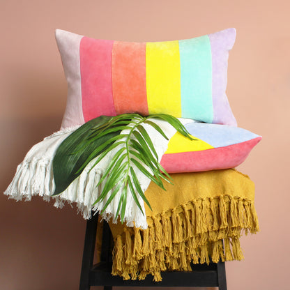 RAINBOW 30X50 CUSHION CASE MULTI PASTELS