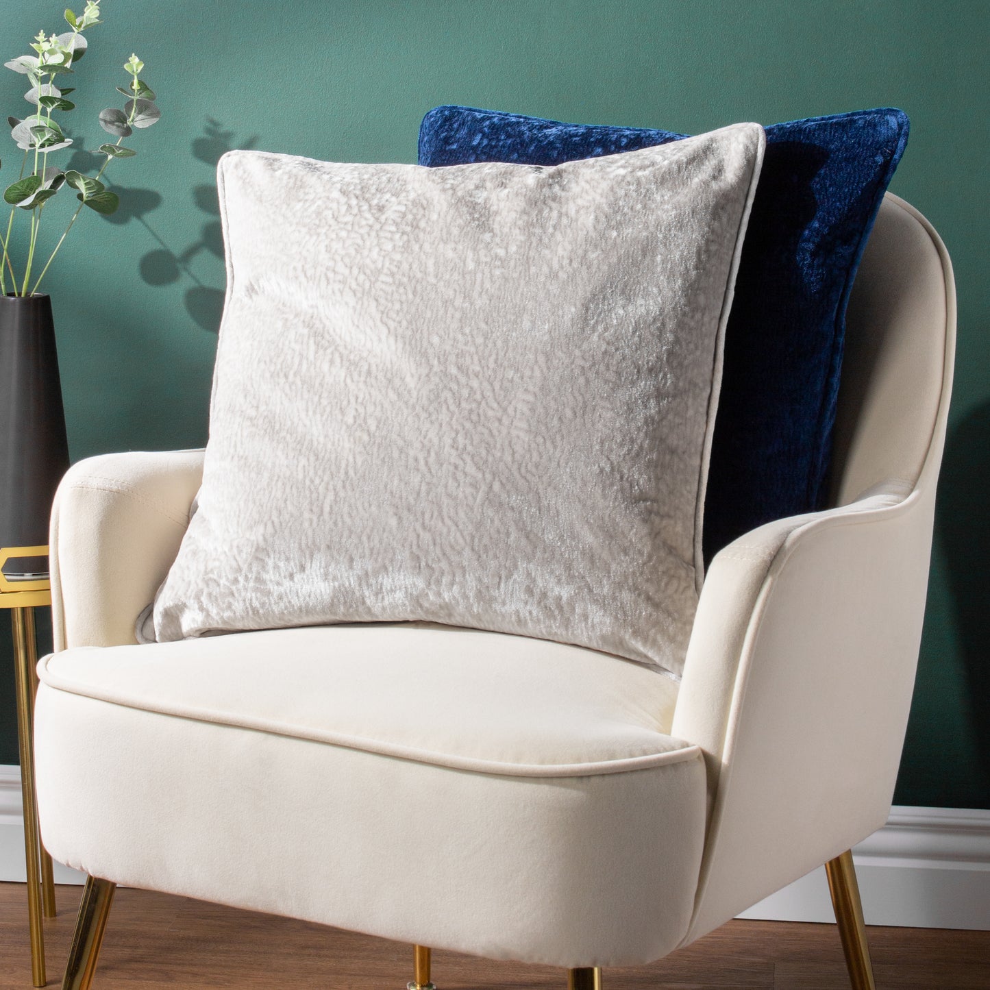 RIPPLE 50X50 CUSHION CASE IVORY