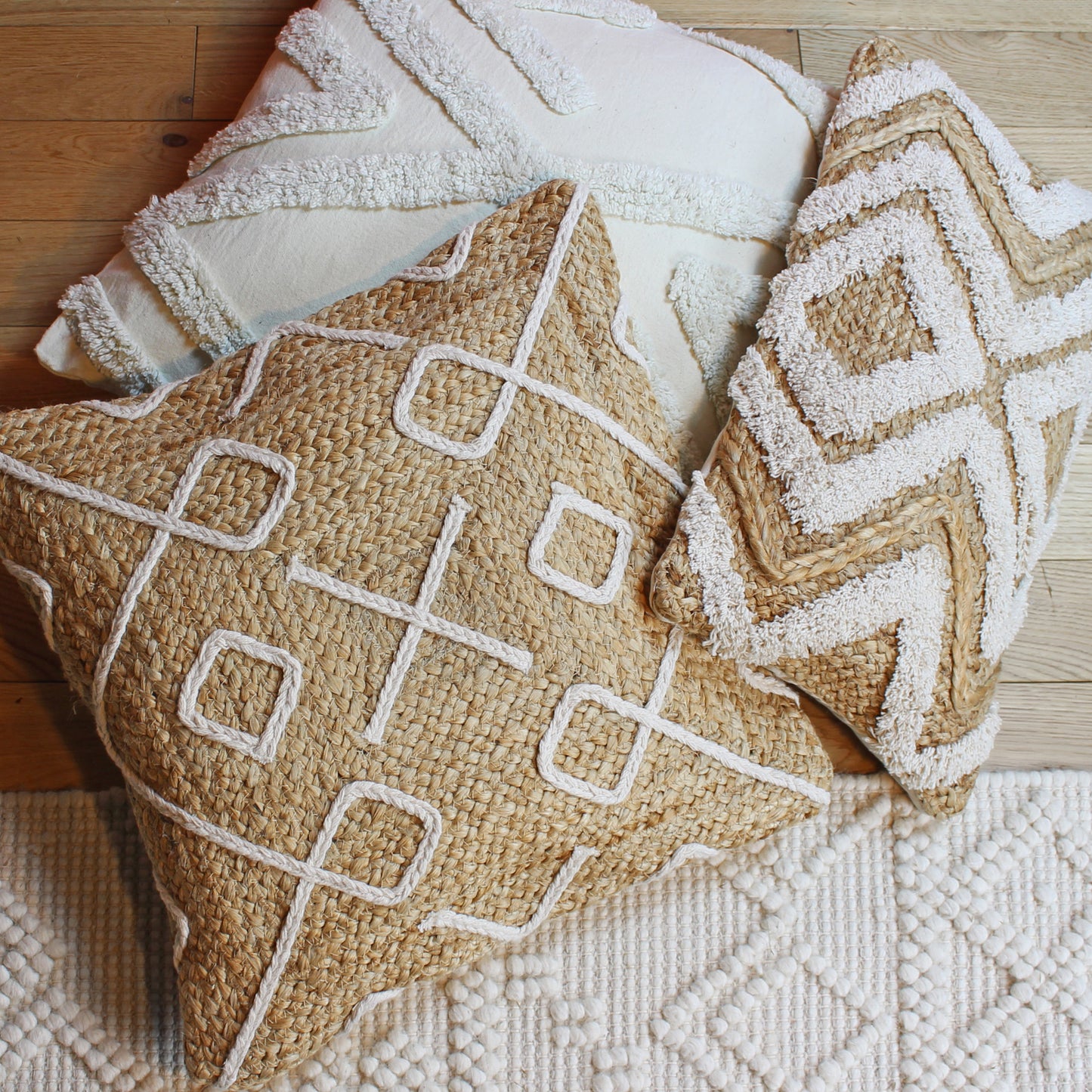 ROOLU 45X45 CUSHION CASE NATURAL