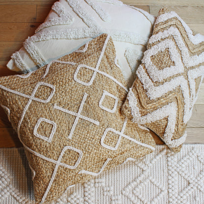 ROOLU 45X45 CUSHION CASE NATURAL