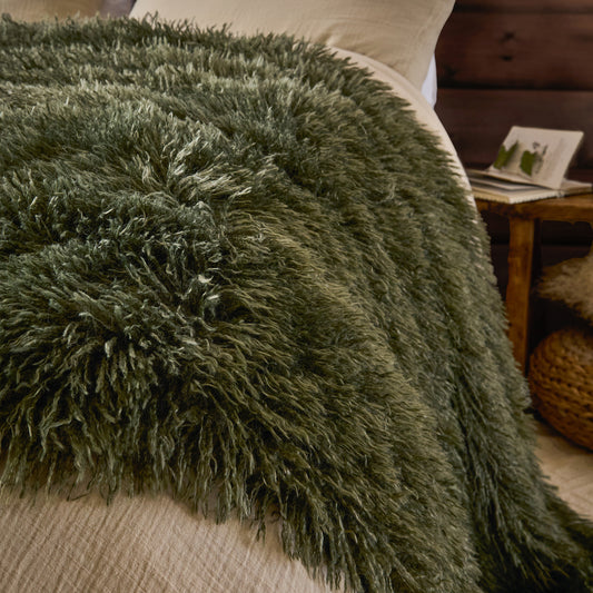 ROWAN 130X175 THROW KHAKI