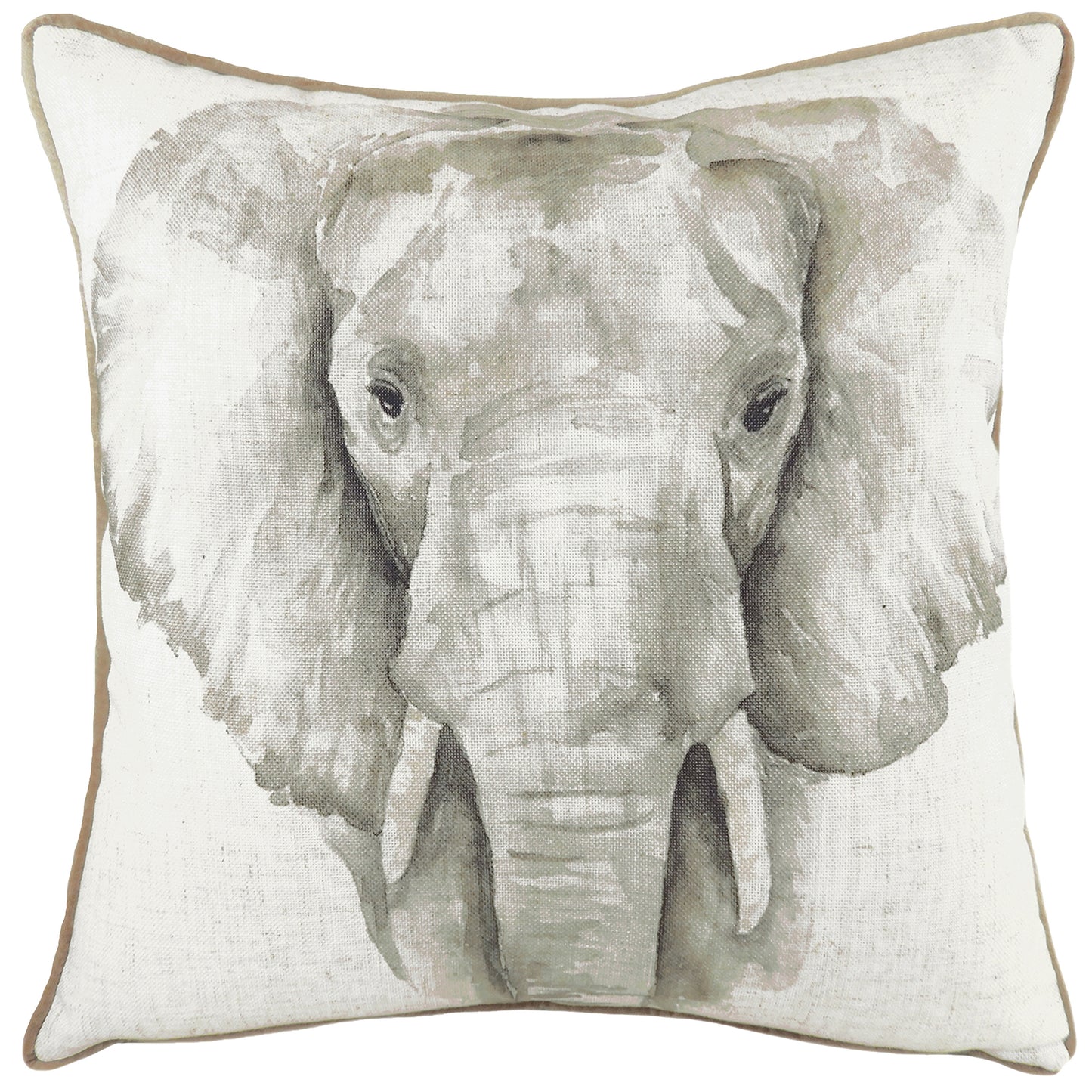 SAFARI ELEPHANT RV MB 43X43 C/C WHITE