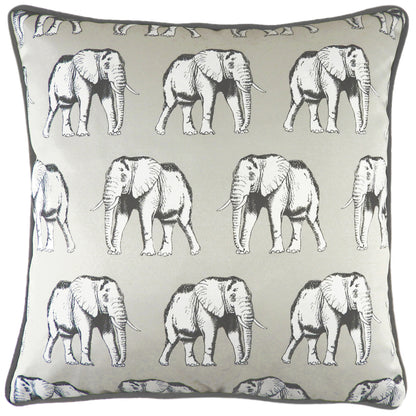 SAFARI ELEPHANT RV SB 43X43 C/C WHITE