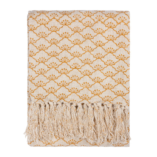 SAKU 130X170 THROW HONEY