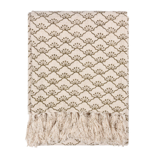 SAKU 130X170 THROW OLIVE