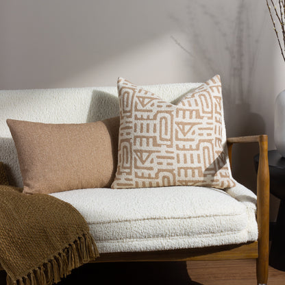 SAMOS 60X60 CUSHION CASE NOUGAT/TOFFEE