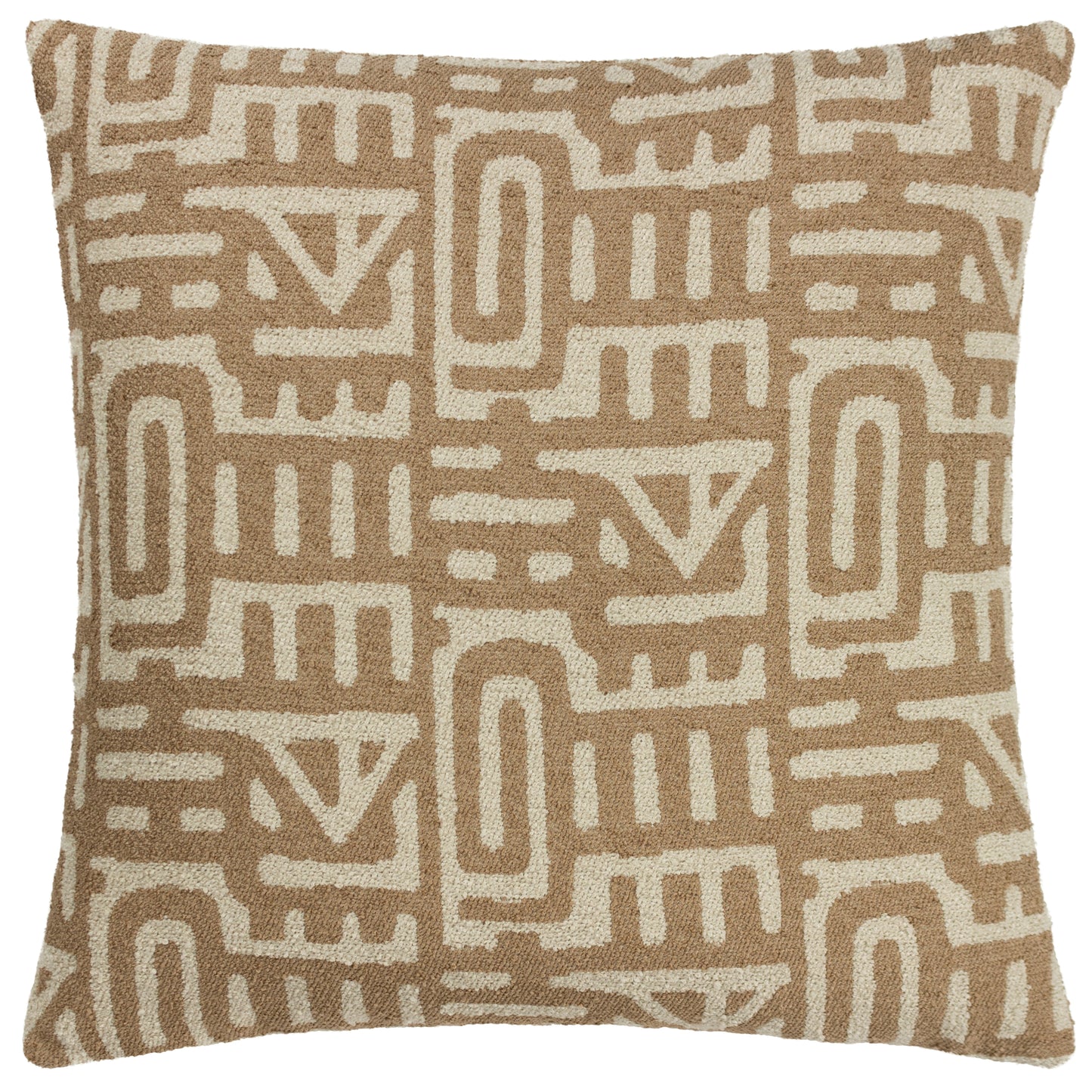SAMOS 60X60 CUSHION CASE TOFFEE/NOUGAT