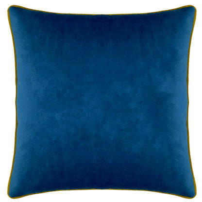 SERPENTINE 43X43 CUSHION CASE OCHRE/BLUE