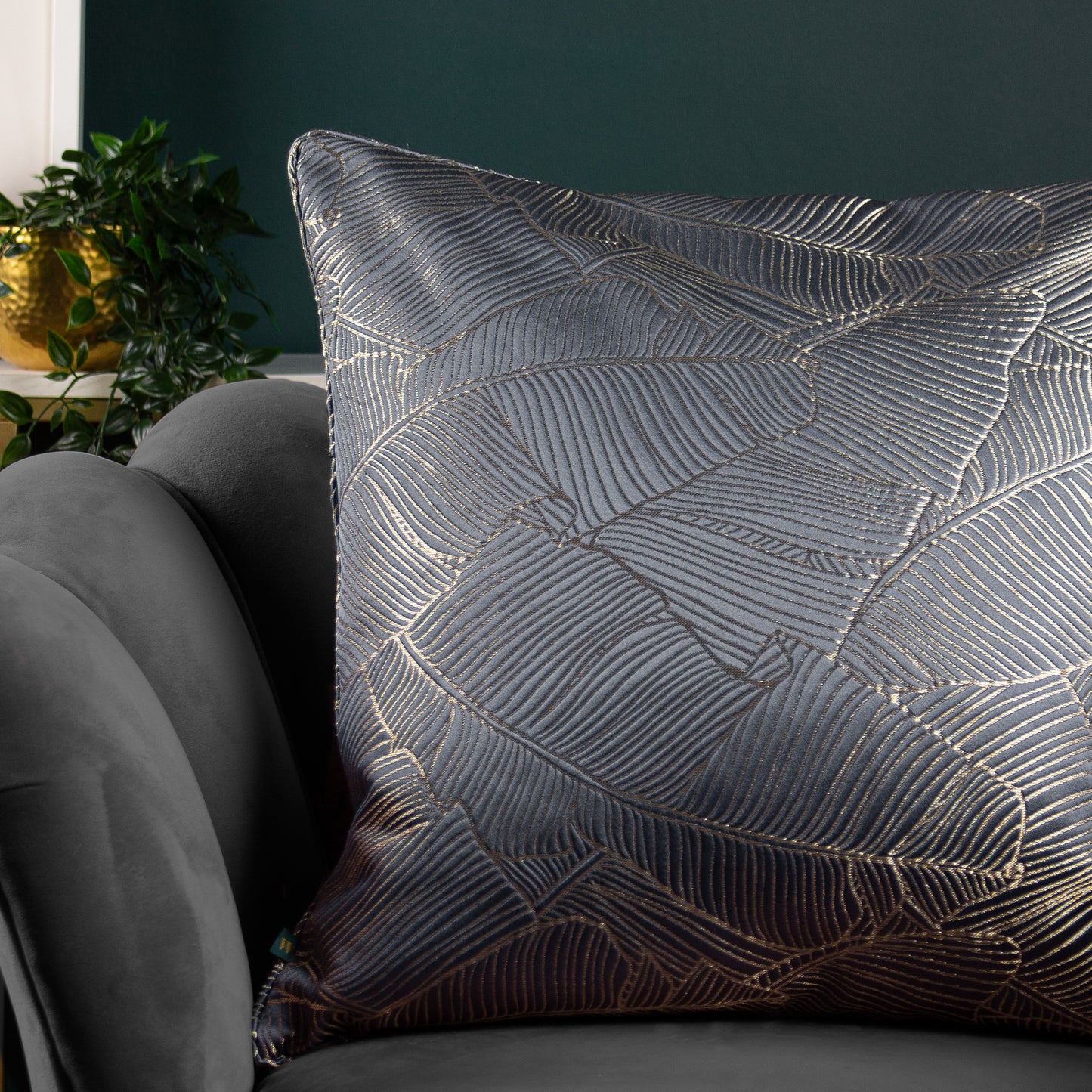 SEYMOUR 50X50 CUSHION CASE STORM BLUE