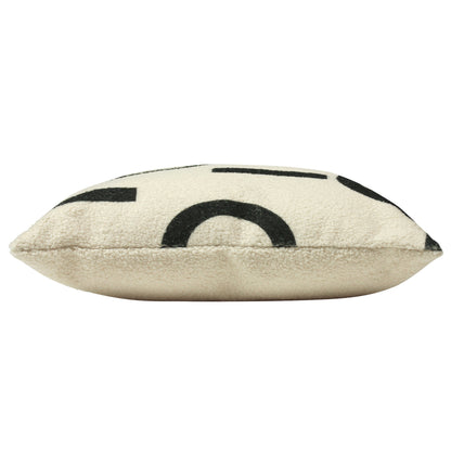 SHEARLING CIRCA 43X43 CUSHION COVER BLACK