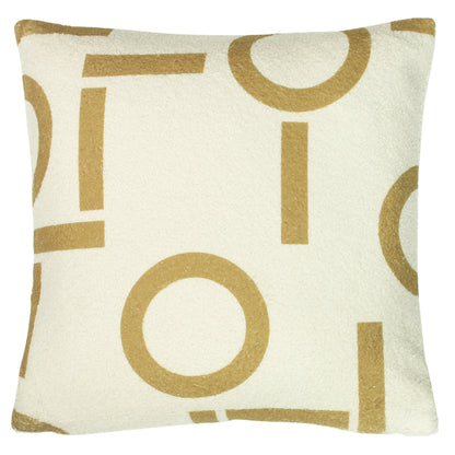 SHEARLING CIRCA 43X43 CUSHION COVER HONEY