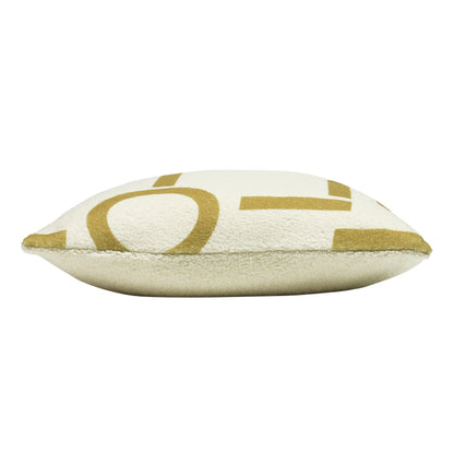 SHEARLING CIRCA 43X43 CUSHION COVER HONEY