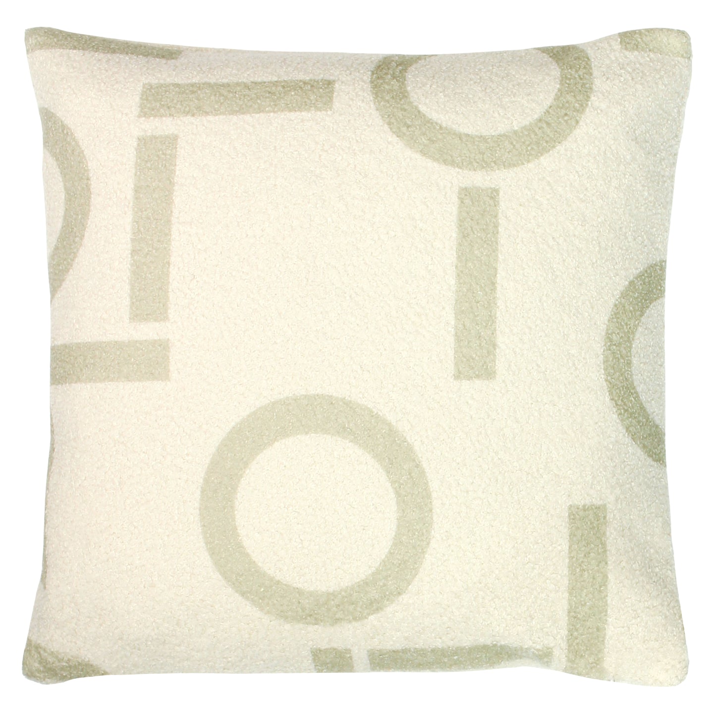 SHEARLING CIRCA 43X43 CUSHION COVER TAUPE