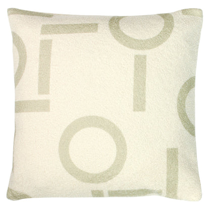 SHEARLING CIRCA 43X43 CUSHION COVER TAUPE