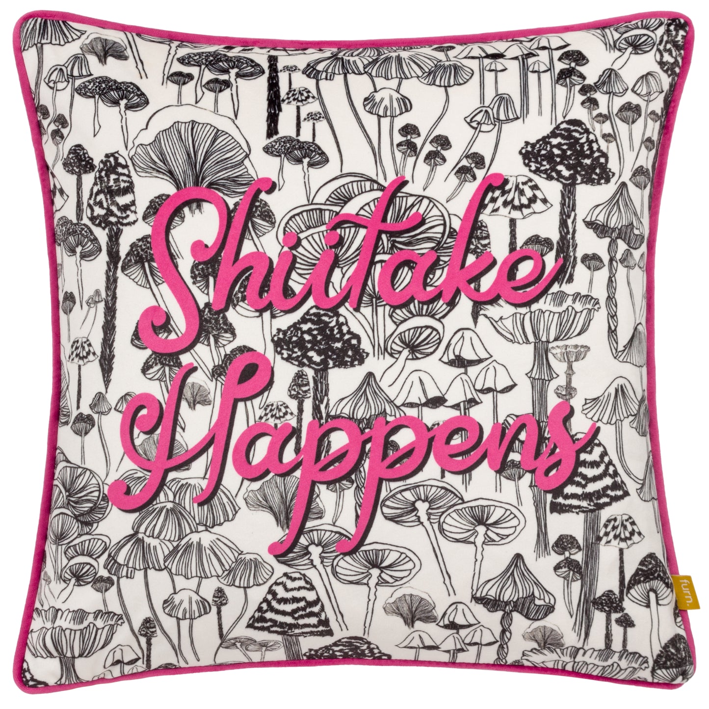 SHIITAKE 43X43 CUSHION CASE FUCHSIA