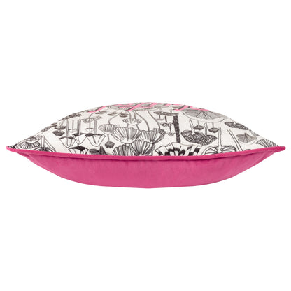 SHIITAKE 43X43 CUSHION CASE FUCHSIA