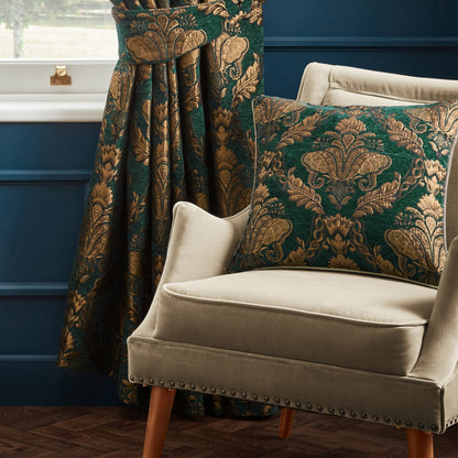 SHIRAZ CUSHION CASE 58X58 EMERALD