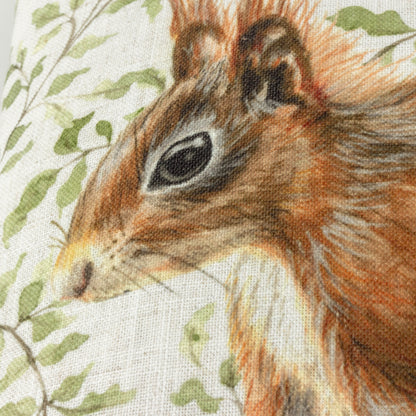 SHUGBOROUGH SQUIRREL 43X43 CUSHION CASE MULTI