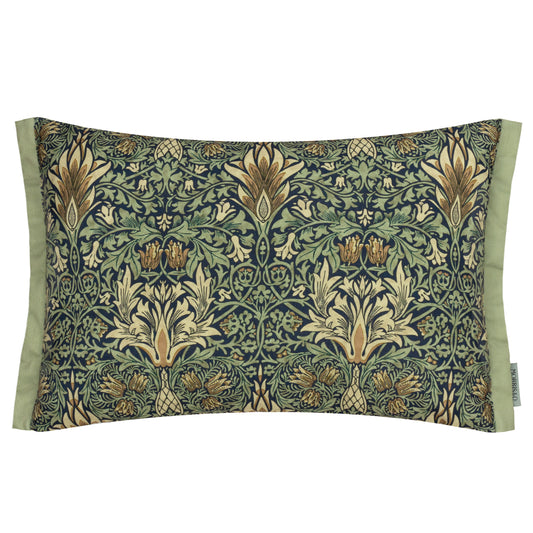 SNAKESHEAD 40X60 OUTDOOR CUSHION INDIGO/LEAF GREEN