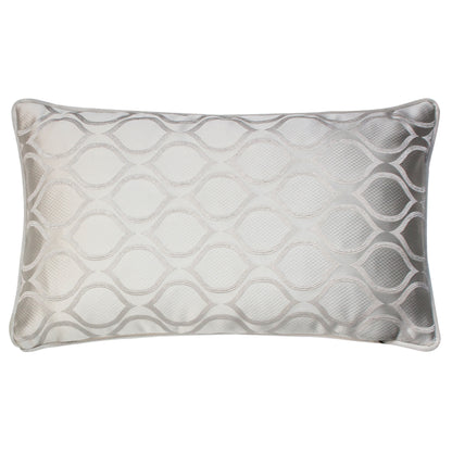 SOLITAIRE 30X50 CUSHION COVER STERLING