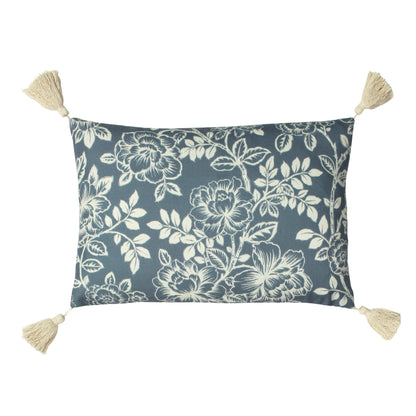 SOMERTON 35X50 CUSHION COVER SLATE BLUE