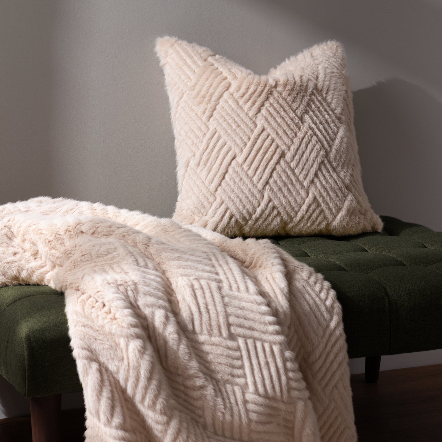 SONNET 45X45 CUSHION CASE BRULEE
