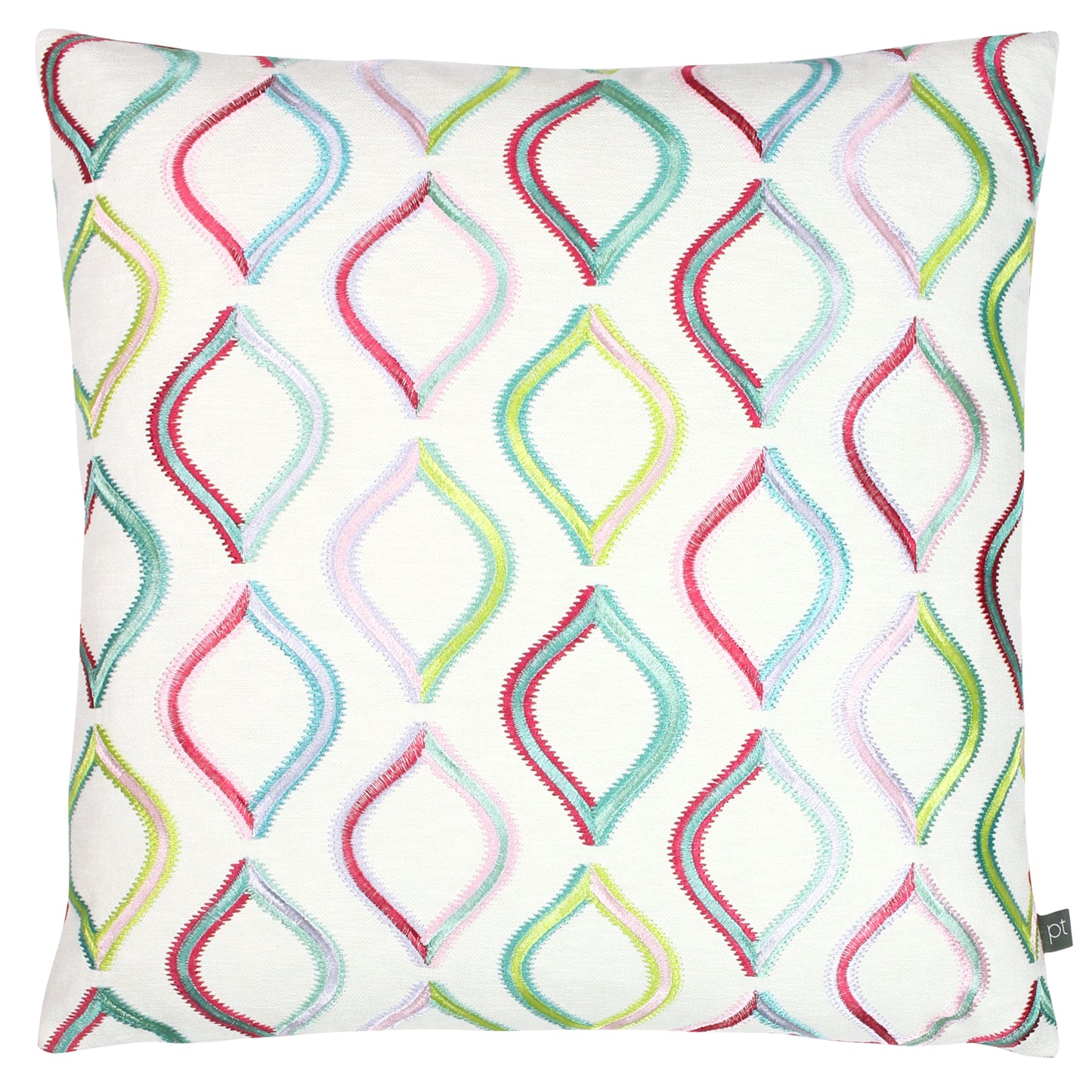 SPINNING TOP 50X50 CUSHION COVER RAINBOW