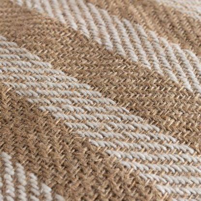 STRATA STRIPE 45X45 CUSHION CASE NATURAL