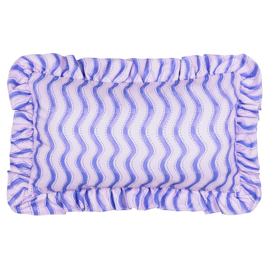 SUMMER SOLSTICE WIGGLY STRIPE 30X50 OUTDOOR CUSHION CASE COBALT