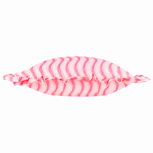 SUMMER SOLSTICE WIGGLY STRIPE 30X50 OUTDOOR CUSHION CASE HOT PINK