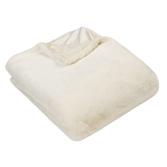 STANZA 130X180 THROW ECRU
