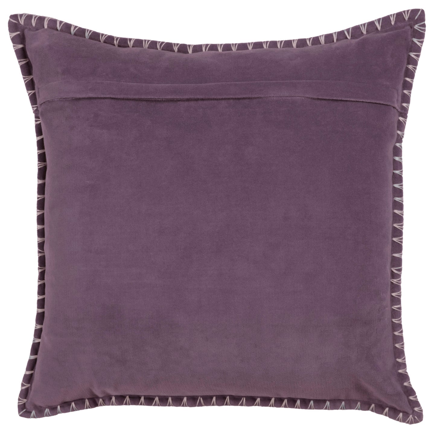 STITCH 50x50 CUSHION CASE PLUM