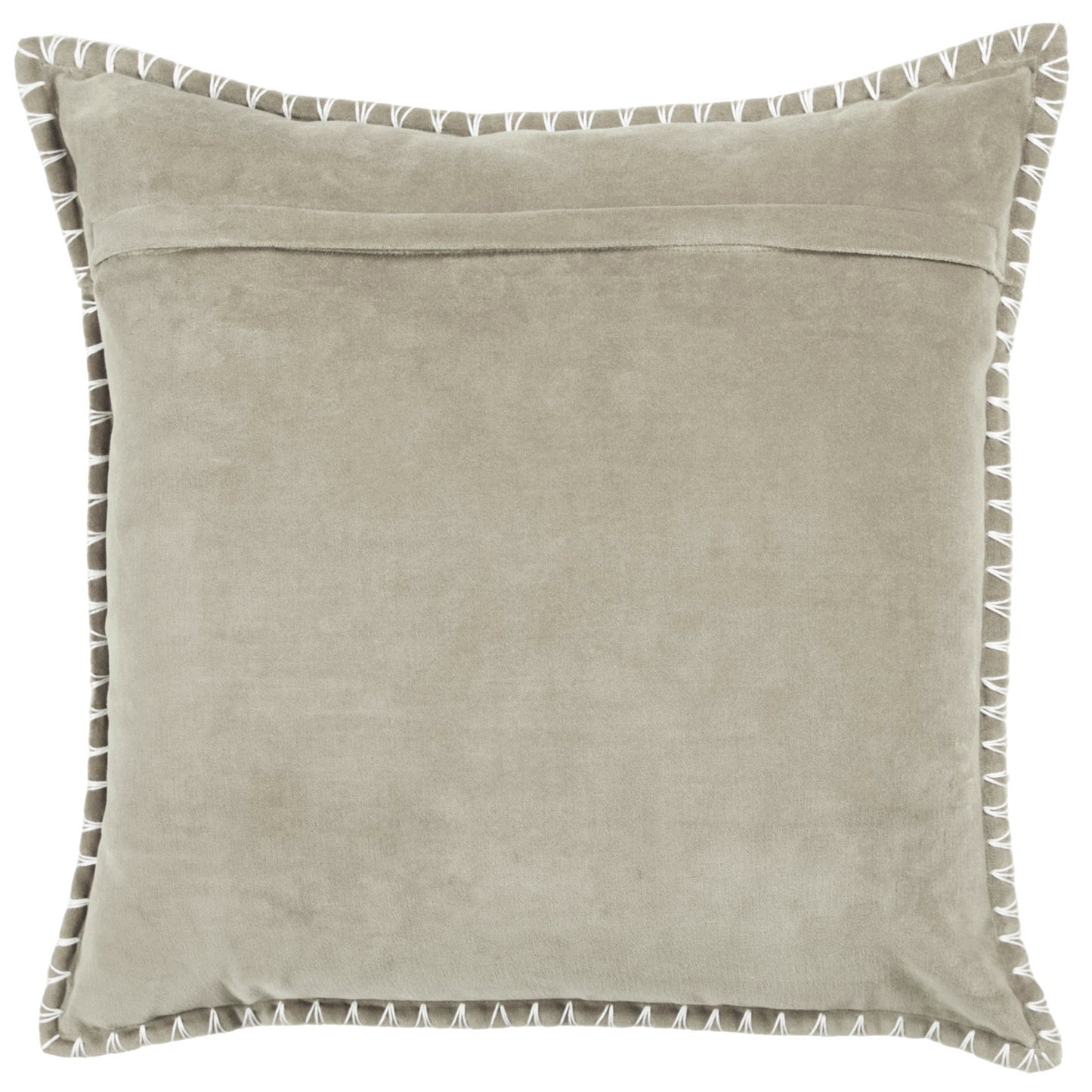 STITCH 50x50 CUSHION CASE QUARTZ