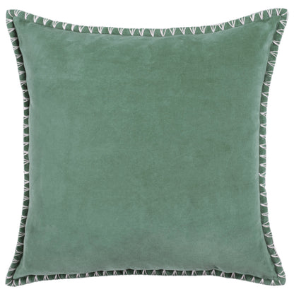 STITCH 50x50 CUSHION CASE SEAFOAM