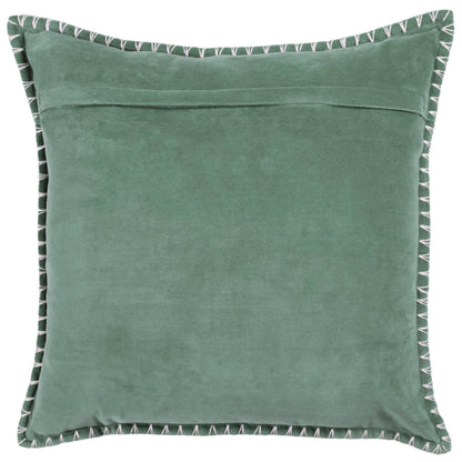 STITCH 50x50 CUSHION CASE SEAFOAM