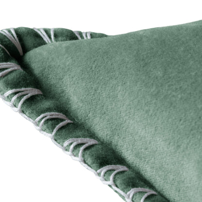 STITCH 50x50 CUSHION CASE SEAFOAM