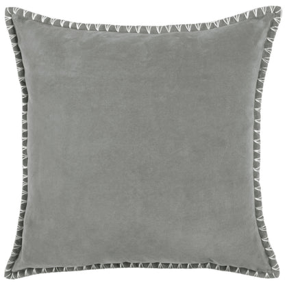 STITCH 50x50 CUSHION CASE STEEL