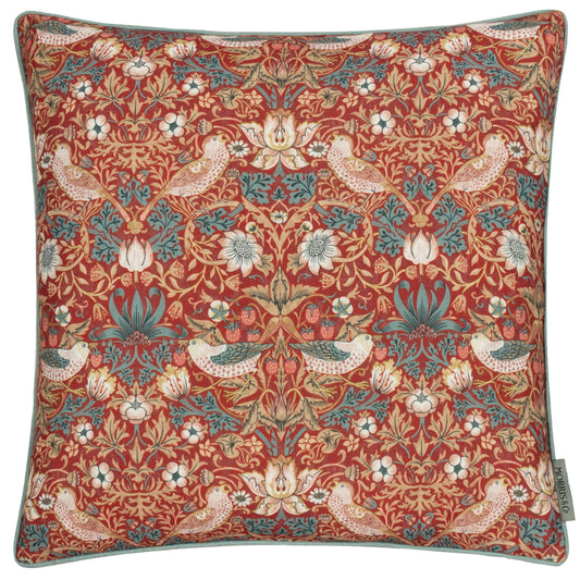 STRAWBERRY THIEF 50X50 OUTDOOR CUSHION BERRY
