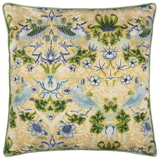 STRAWBERRY THIEF 50X50 OUTDOOR CUSHION CASE SUNFLOWER