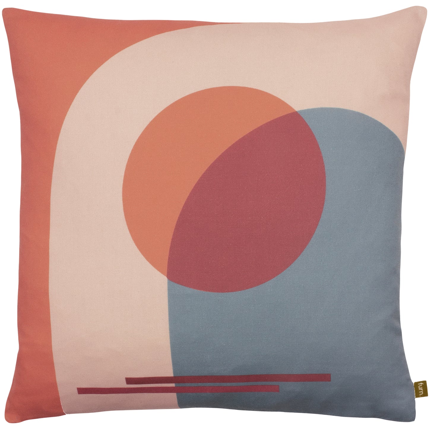 SUN ARCH 50X50 CUSHION CASE CLAY RED