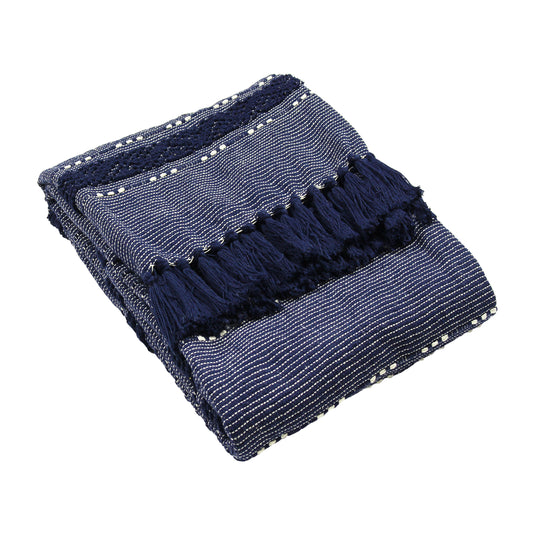 SUNDOWN 130X180 THROW NAVY