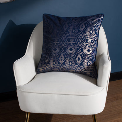 TAYANNA 50X50 CUSHION CASE NAVY