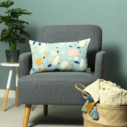 TERRA 30X50 CUSHION CASE AQUA