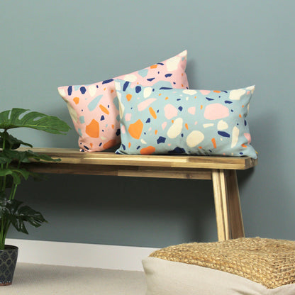 TERRA 30X50 CUSHION CASE AQUA
