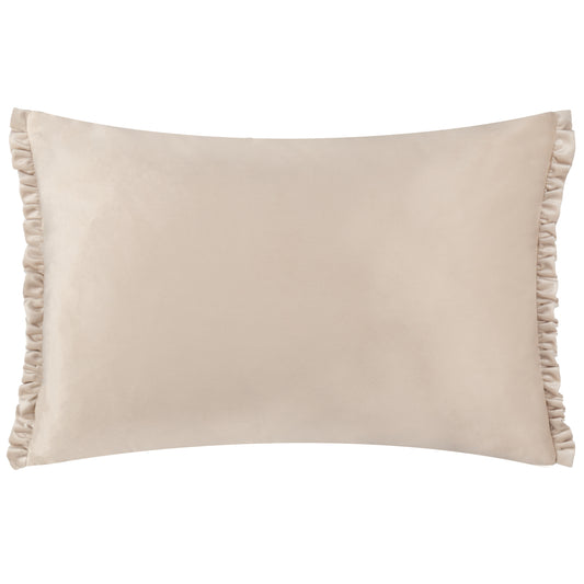 TILLY 40X60 CUSHION CASE OYSTER/LACE