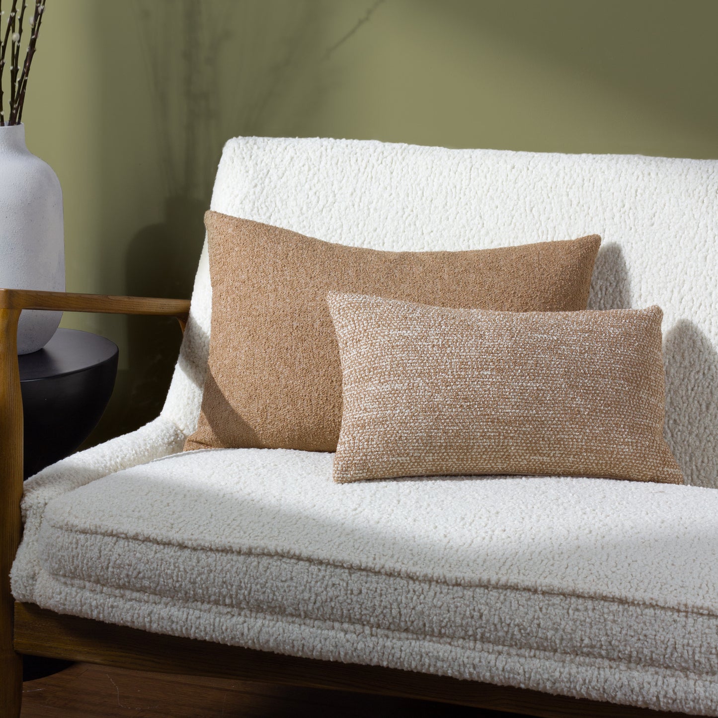 TIONA 30X50 CUSHION CASE TOFFEE/NOUGAT