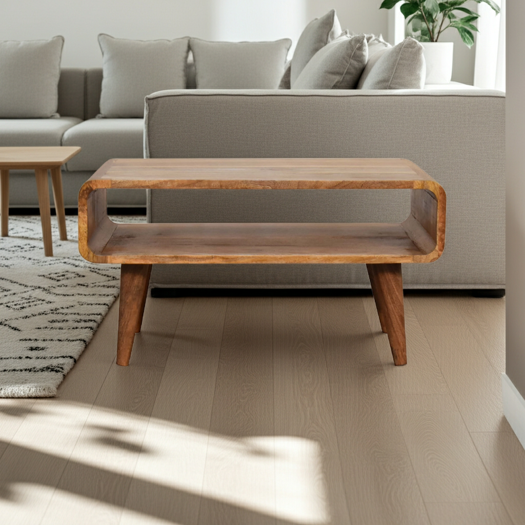 Open Oak-ish TV Stand | Media Unit